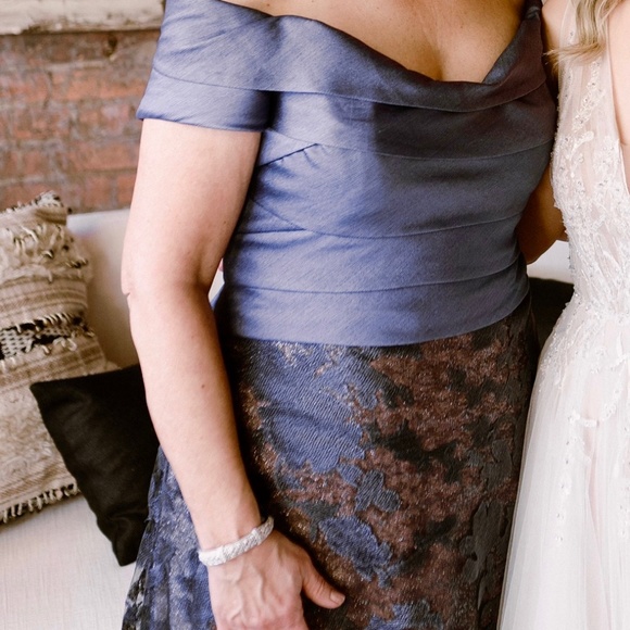 Rene Ruiz Off the Shoulder Ballgown Size 12 - Picture 2 of 11